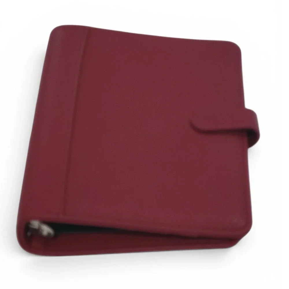 FranklinCovey Classic Ruby Red Pebble Leather 1.5